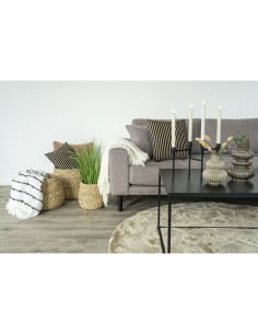 Grand Chandelier design 4 bougies Hauteur 21 cm Métal Noir Candho - 2