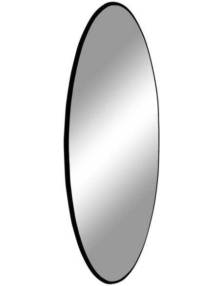 Miroir mural moderne Rond 40x40 Métal Noir Jersey - 2