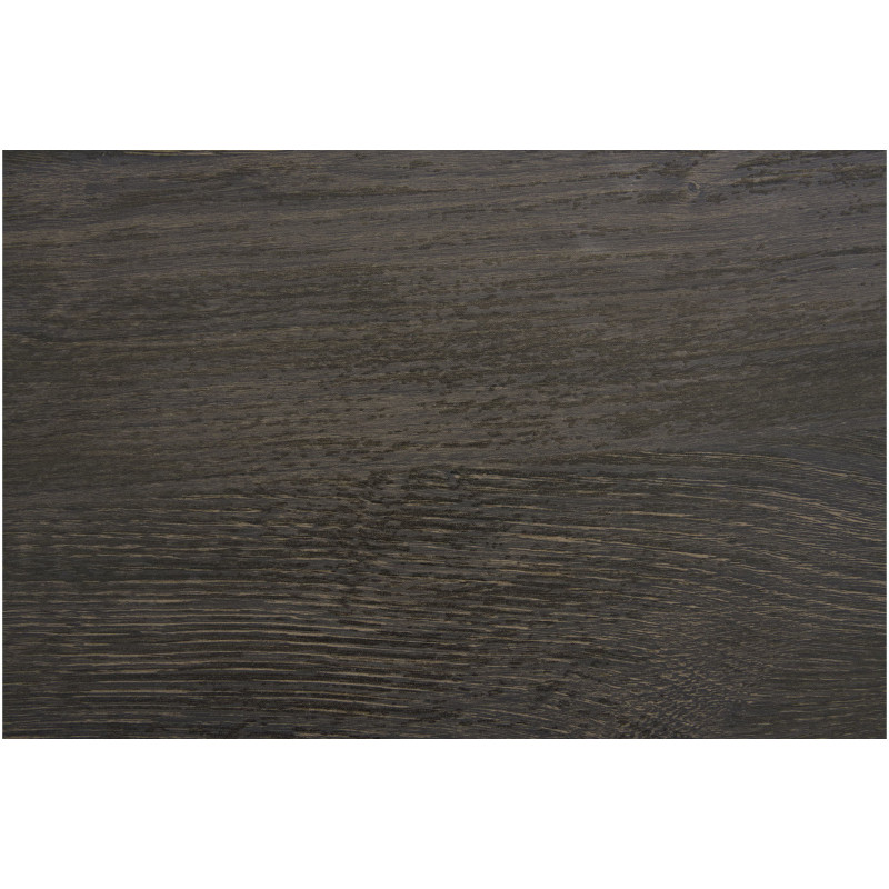 Table d'appoint moderne Ronde Bois MDF Papier décoratif Marron foncé Noir Boavista - 4