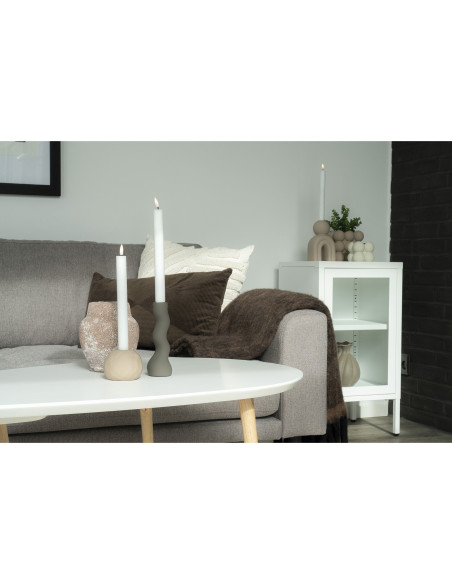 Cache pot moderne Boules Carré 13 cm Céramique Marron Nyborg - 6