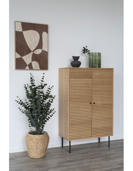 Vase moderne plat Irrégulier Hauteur 26 cm Verre Vert fumé Vejle - 6