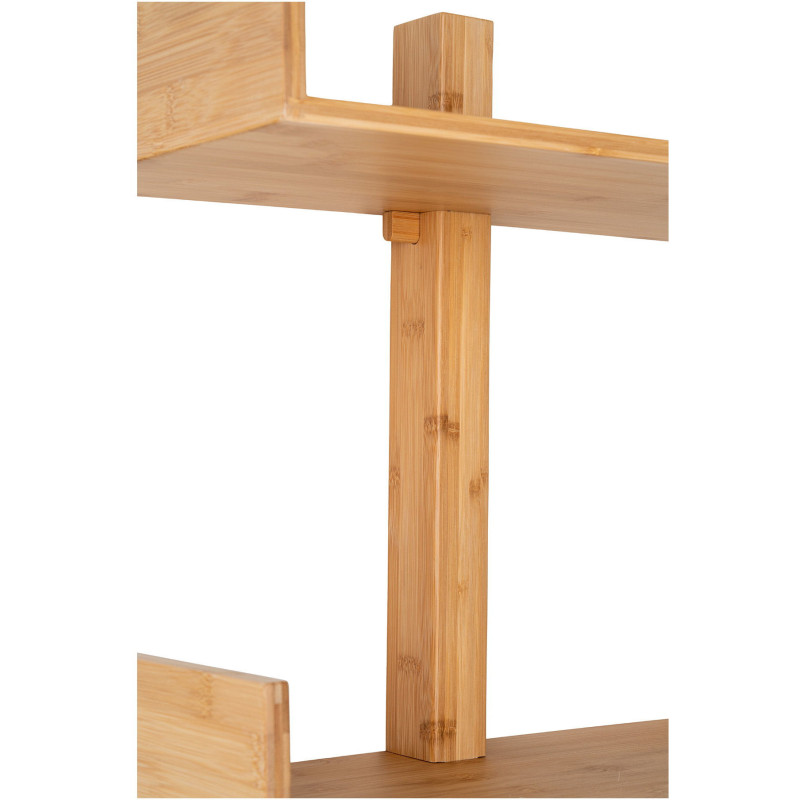 Étagère murale moderne 3 niveaux Bambou Naturel Villa - 6