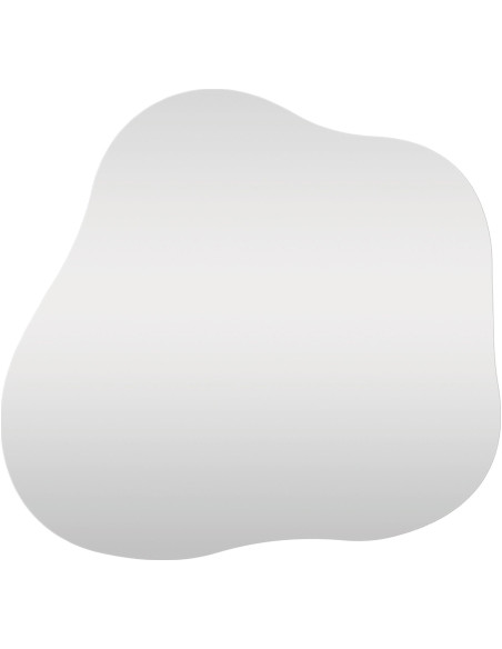 Miroir mural organique Irrégulier 50x55 Verre Palermo - 1