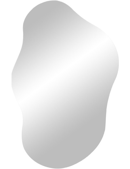 Miroir mural organique Irrégulier 40x60 Verre Palermo - 1