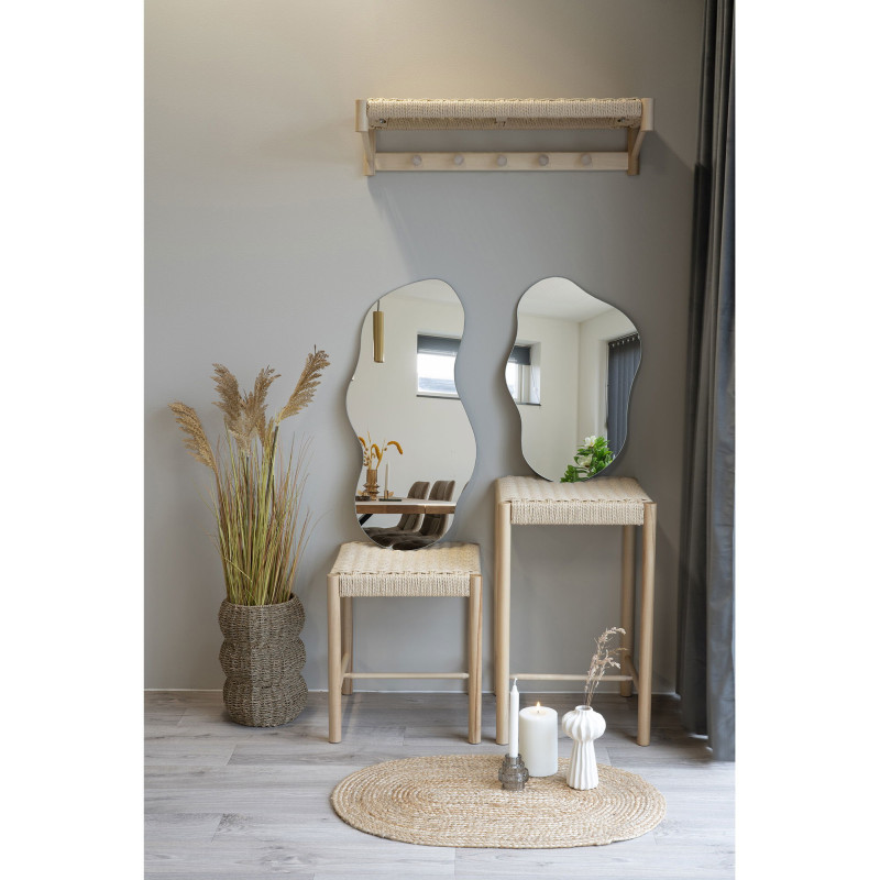 Miroir mural organique Irrégulier 40x60 Verre Palermo - 2