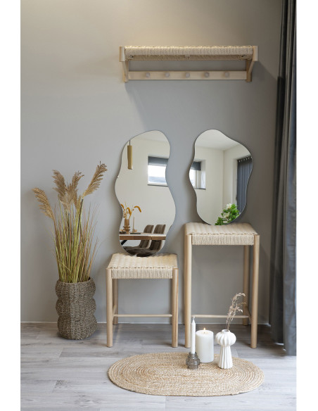 Miroir mural organique Irrégulier 40x60 Verre Palermo - 2