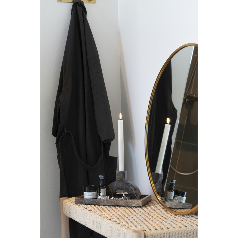 Banc d'entrée moderne 2 places Corde en papier tressé Bois de peuplier Naturel Abano - 6