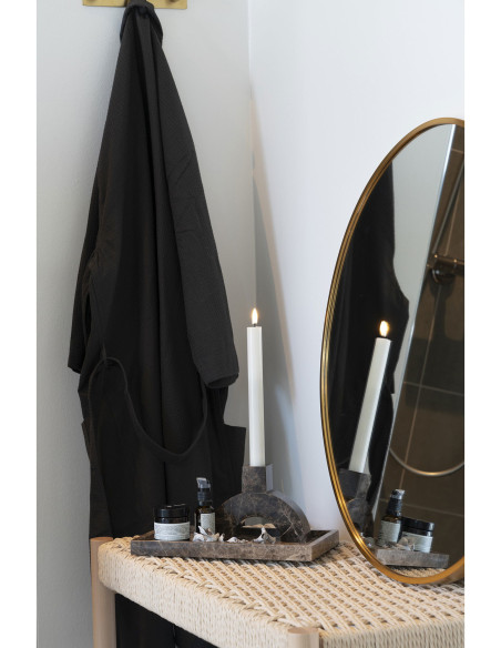 Banc d'entrée moderne 2 places Corde en papier tressé Bois de peuplier Naturel Abano - 6