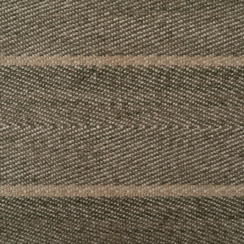 Grand Tapis moderne Rectangulaire 160x240 en Jute Naturel Coton Vert Tressé Motif lignes Arenas - 4