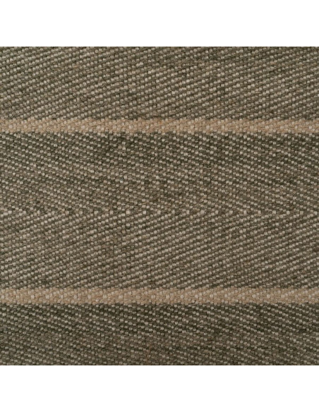 Grand Tapis moderne Rectangulaire 160x240 en Jute Naturel Coton Vert Tressé Motif lignes Arenas - 4
