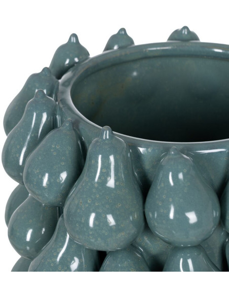 Vase original Poires Rond Hauteur 40 cm en Céramique Bleu Peras - 2
