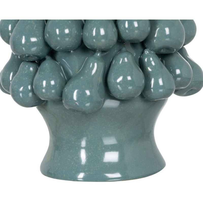 Vase original Poires Rond Hauteur 40 cm en Céramique Bleu Peras - 4