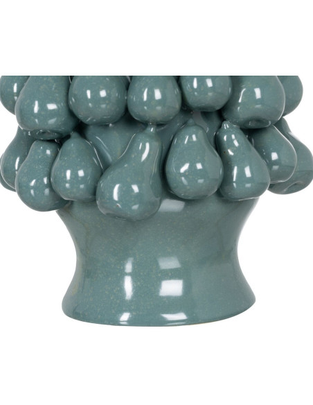 Vase original Poires Rond Hauteur 40 cm en Céramique Bleu Peras - 4