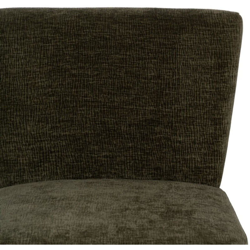 Fauteuil moderne en Tissu Vert Bois de bouleau Noir Alcoy - 5