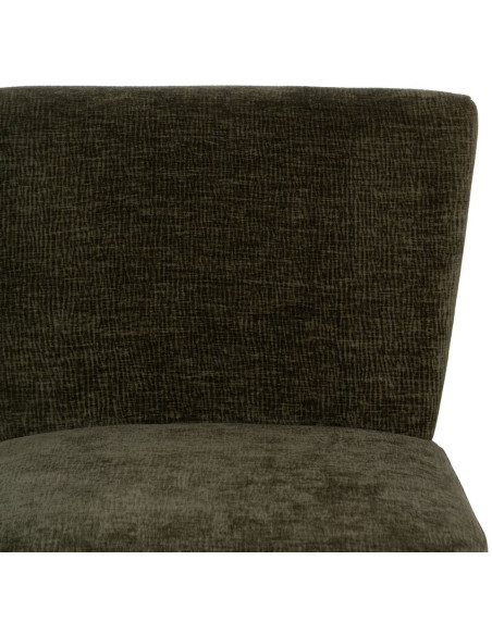 Fauteuil moderne en Tissu Vert Bois de bouleau Noir Alcoy - 5