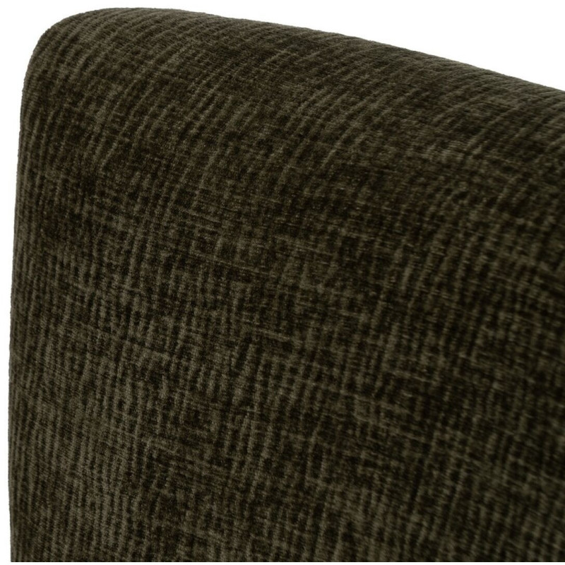 Fauteuil moderne en Tissu Vert Bois de bouleau Noir Alcoy - 7