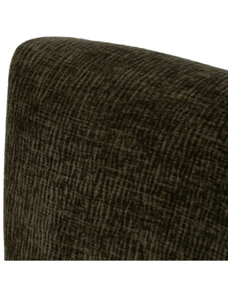 Fauteuil moderne en Tissu Vert Bois de bouleau Noir Alcoy - 7