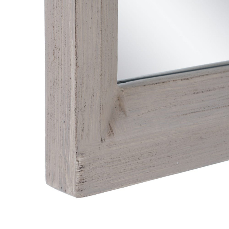 Miroir Mural Arrondi 106x94 en Résine Beige Archélia - 7