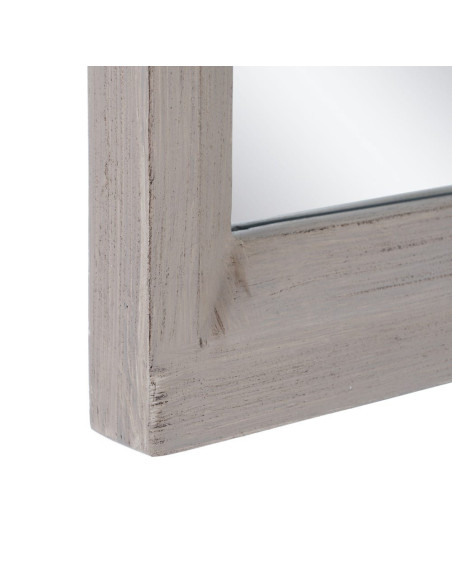 Miroir Mural Arrondi 106x94 en Résine Beige Archélia - 7