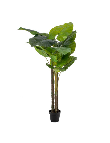 Plante artificielle Philodendron XL Hauteur 155 cm en Plastique Vert Avec pot Ixia - 1