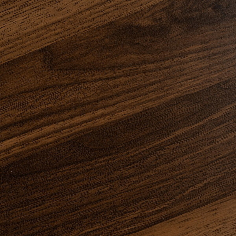 Table basse moderne Ronde en Bois Marron Métal Noir 50 cm Phaeli - 5