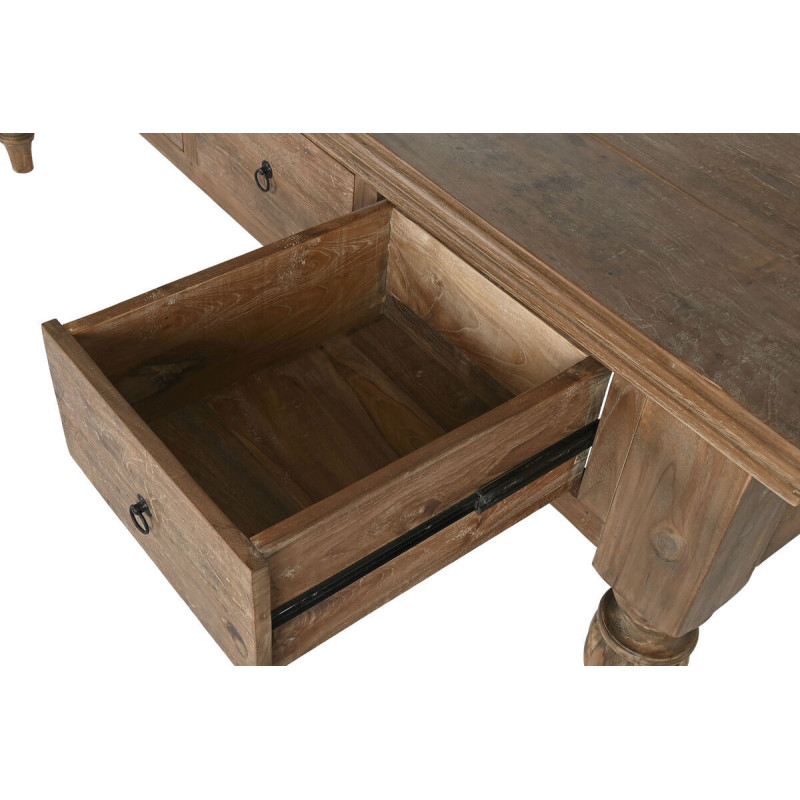 Grande console vintage 200 cm Rectangulaire en Bois de teck recyclé Naturel Terso - 3