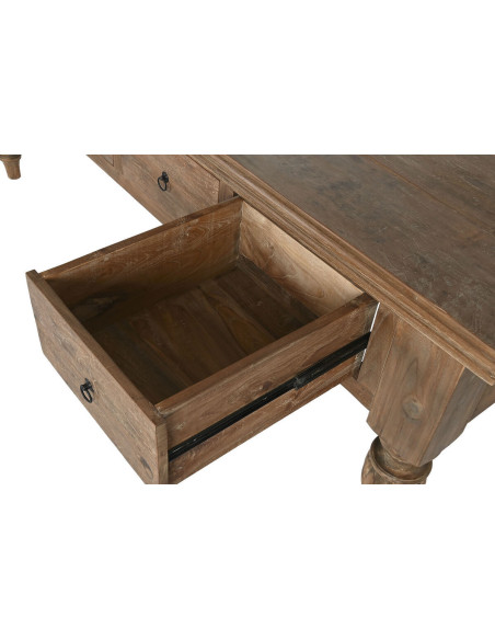 Grande console vintage 200 cm Rectangulaire en Bois de teck recyclé Naturel Terso - 3