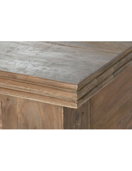 Grande console vintage 200 cm Rectangulaire en Bois de teck recyclé Naturel Terso - 5