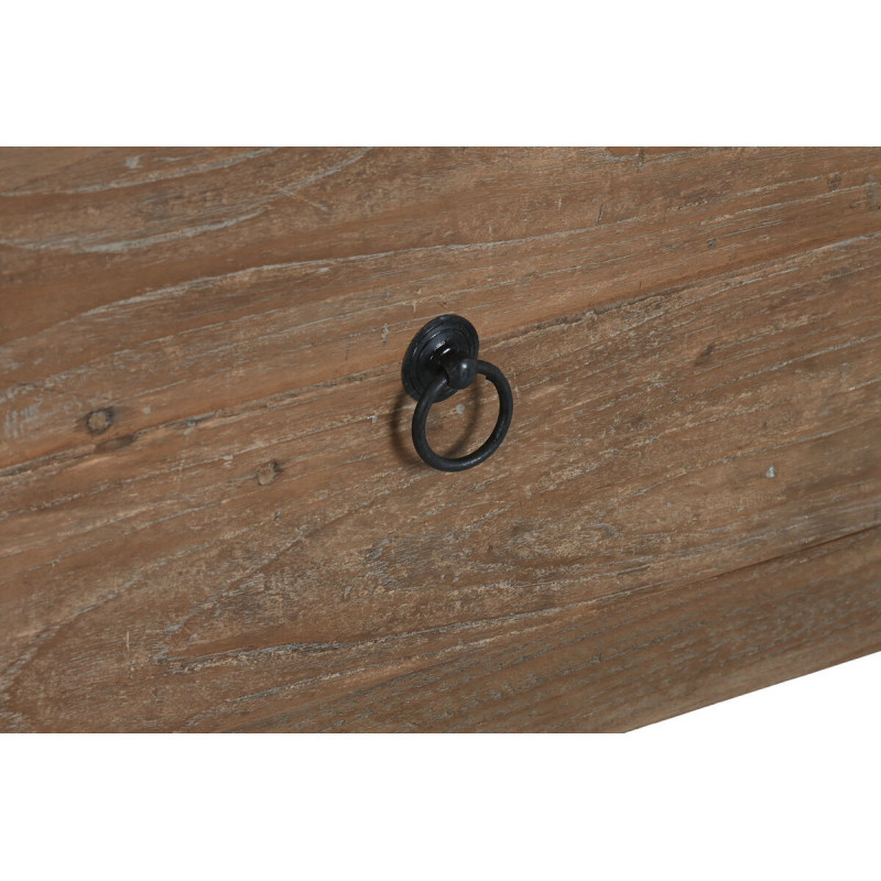 Grande console vintage 200 cm Rectangulaire en Bois de teck recyclé Naturel Terso - 6