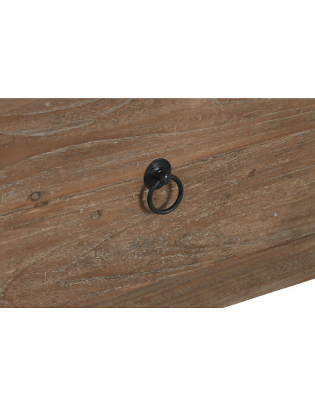 Grande console vintage 200 cm Rectangulaire en Bois de teck recyclé Naturel Terso - 6