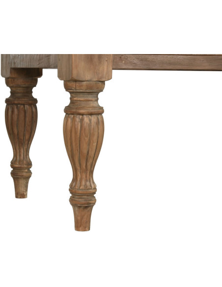 Grande console vintage 200 cm Rectangulaire en Bois de teck recyclé Naturel Terso - 7