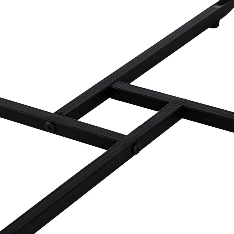 Table basse moderne Ronde en Bois Marron Métal Noir 60 cm Phaeli - 6