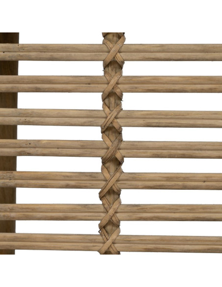 Table d'appoint balinaise Rectangulaire en Bambou Naturel Jayven (Lot de 2) - 6