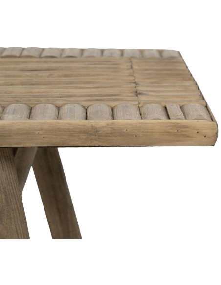 Table d'appoint balinaise Rectangulaire en Bambou Naturel Jayven (Lot de 2) - 7