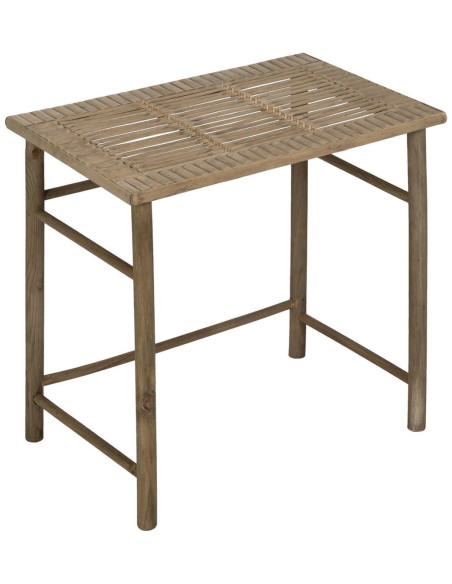 Table d'appoint Gigogne Rectangulaire en Bambou Naturel Xandri (Lot de 3) - 4