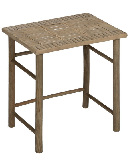Table d'appoint Gigogne Rectangulaire en Bambou Naturel Xandri (Lot de 3) - 5