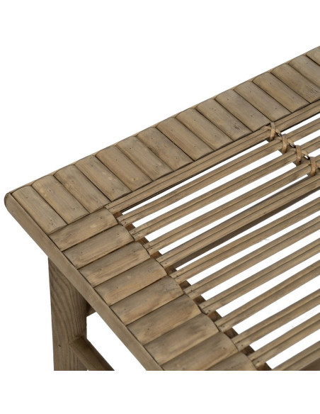 Table d'appoint Gigogne Rectangulaire en Bambou Naturel Xandri (Lot de 3) - 6