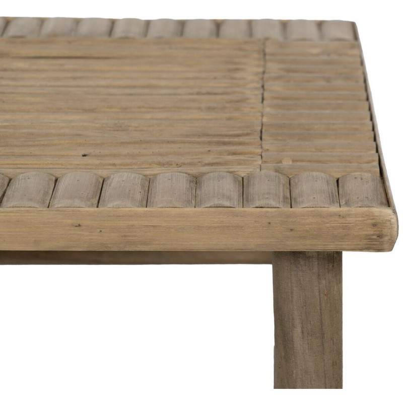 Table d'appoint Gigogne Rectangulaire en Bambou Naturel Xandri (Lot de 3) - 8