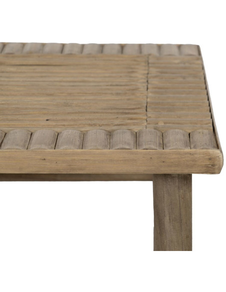 Table d'appoint Gigogne Rectangulaire en Bambou Naturel Xandri (Lot de 3) - 8