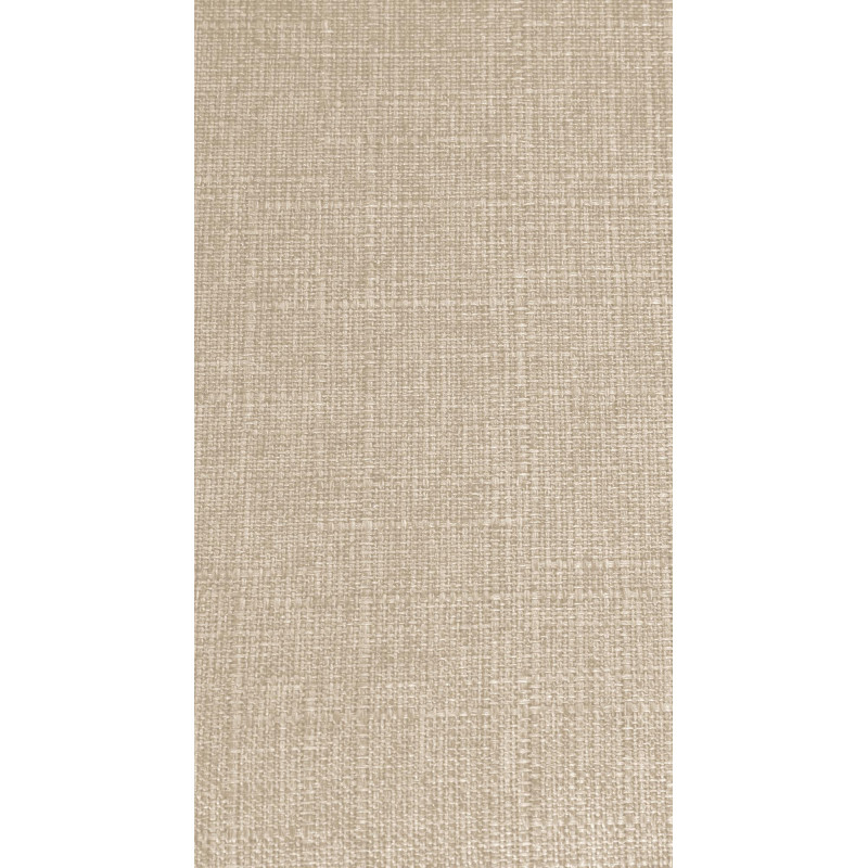 Tabouret de bar minimaliste en Tissu Blanc crème Métal Noir Nador - 4