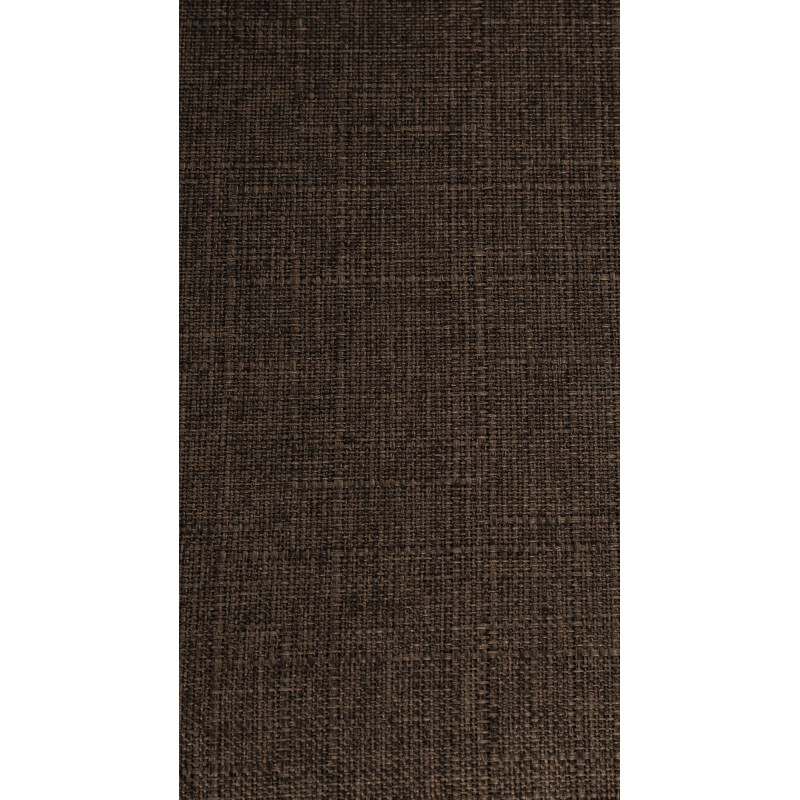 Tabouret de bar minimaliste en Tissu Marron Métal Noir Nador - 4