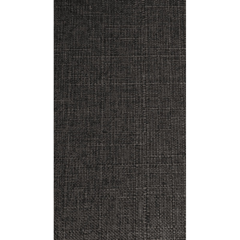 Tabouret de bar minimaliste en Tissu Gris foncé Métal Noir Nador - 4