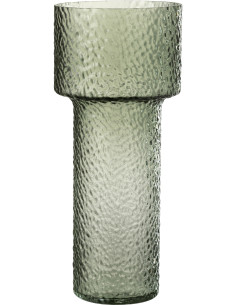 Grand Vase moderne Rond Hauteur 45 cm en Verre Semi transparent Betty - 1