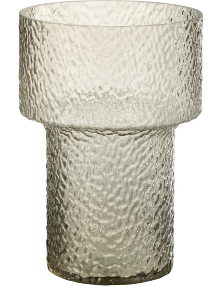 Vase moderne Rond Hauteur 30 cm en Verre Semi transparent Betty - 1