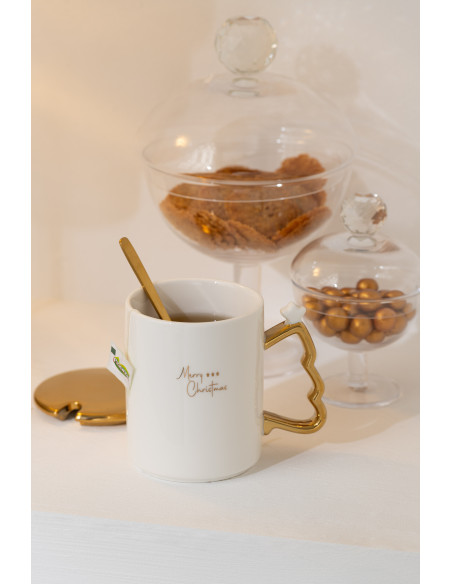 Bonbonnière originale sur pied 220 ml Hauteur 14 cm en Verre Transparent Diamond - 2