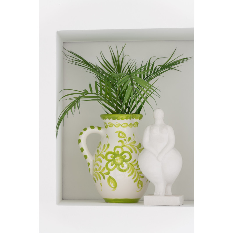 Statues déco modernes Femmes abstraites Hauteur 27 cm en Ciment Blanc Vénus (Lot de 2) - 3