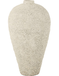 Grand Vase vintage Jarre Hauteur 100 cm en Ciment Blanc Nemi - 1