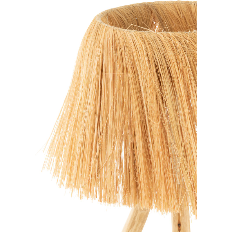 Lampe à poser sur trépied en Bois Naturel Herbe Naturel Bahamas - 5