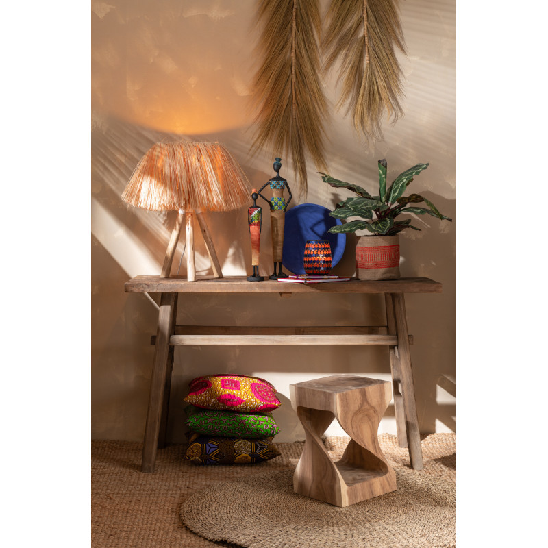 Lampe à poser sur trépied en Bois Naturel Herbe Naturel Bahamas - 8