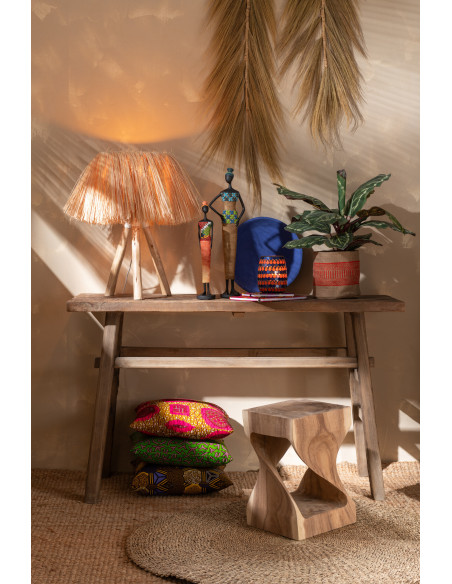 Lampe à poser sur trépied en Bois Naturel Herbe Naturel Bahamas - 8
